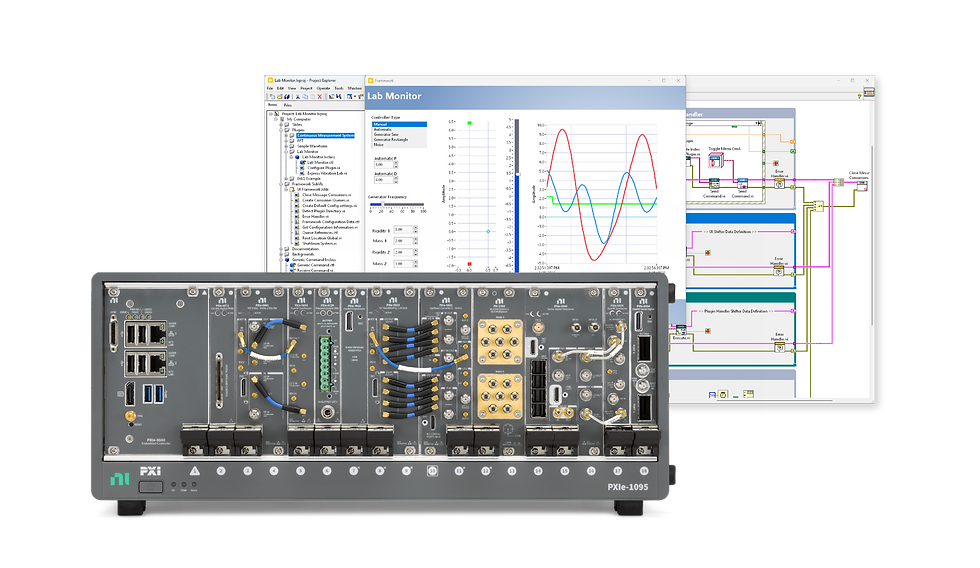 PXI Chassis with LabVIEW Software