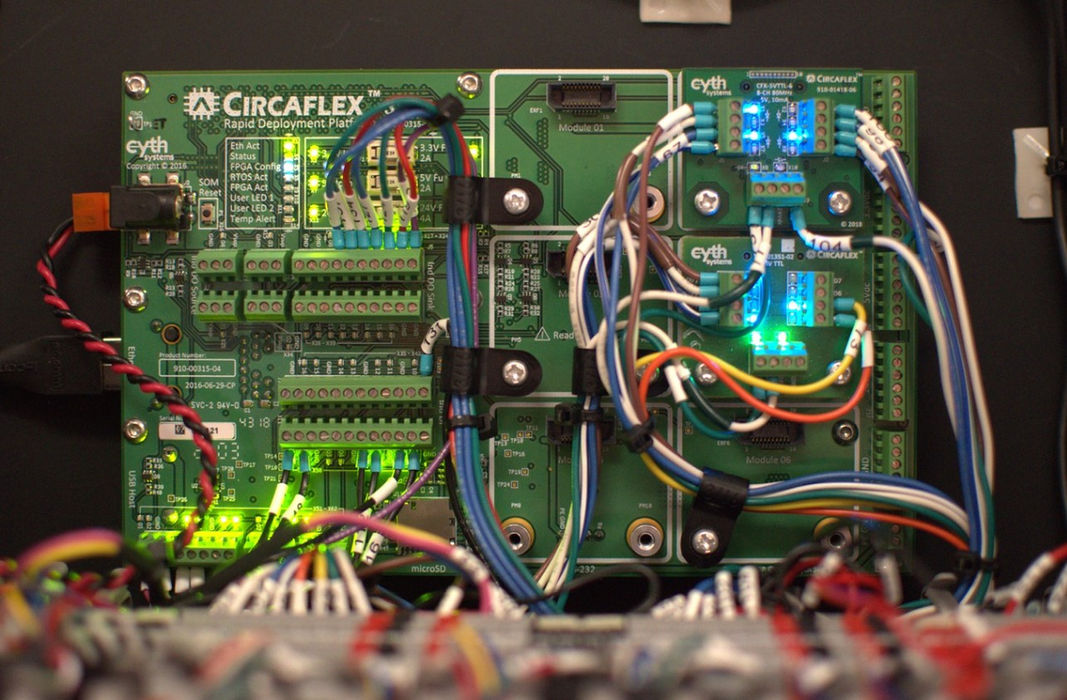 Circaflex board inside an embedded system