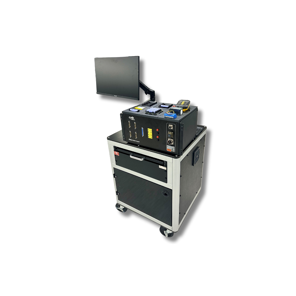 BatteryFlex fixturing and test racks