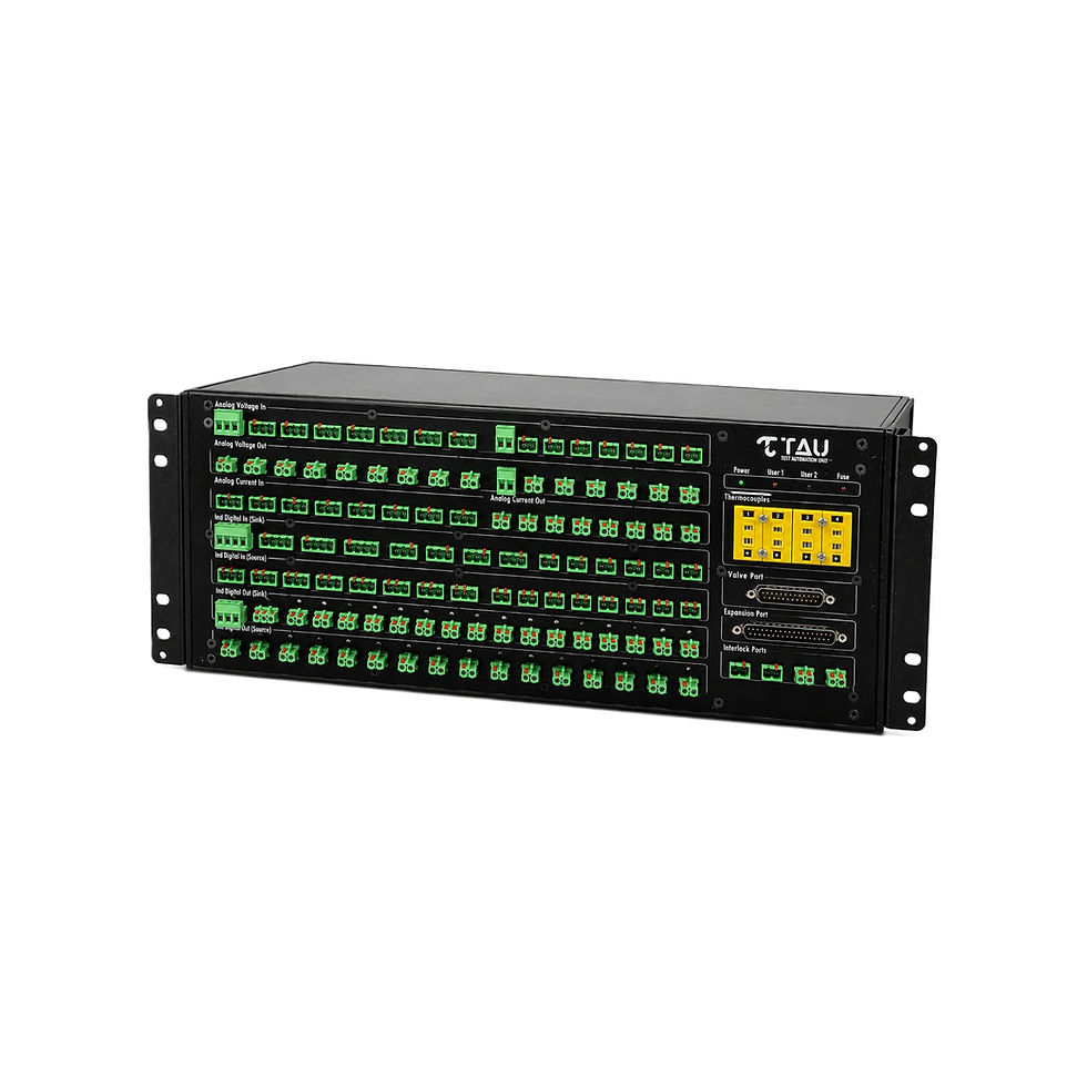 TAU rackmount ATE and benchtop DAQ - high res