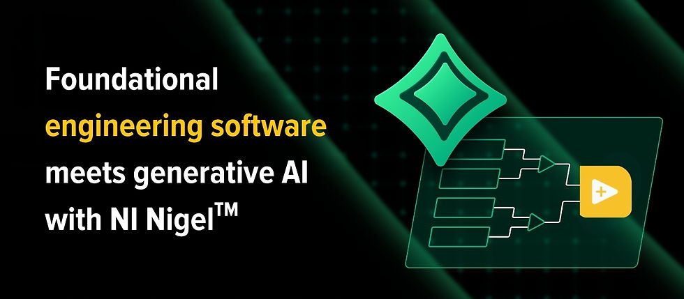 Foundational engineering software meets generative AI with NI NigelTM