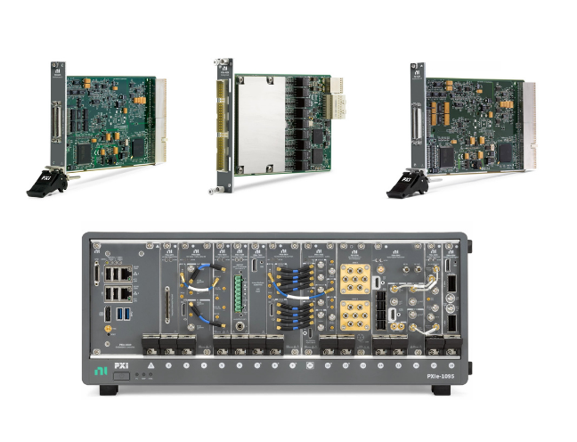 PXIe-1095 and data acquisition modules