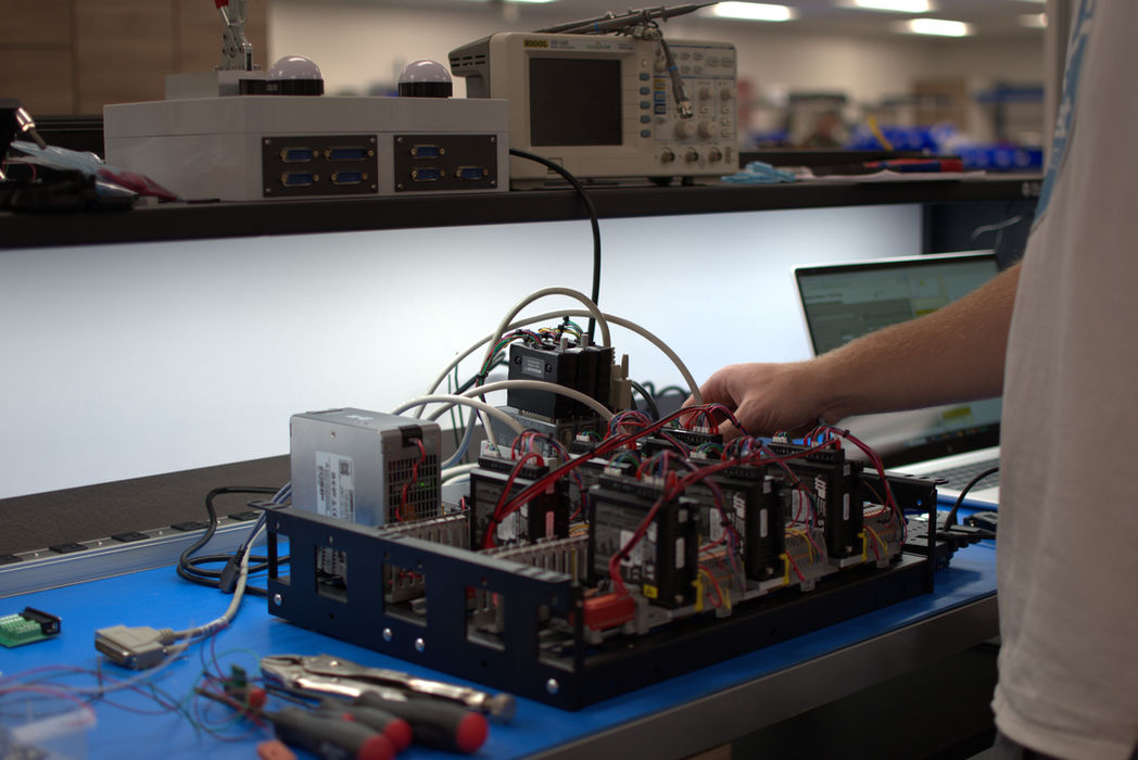 Embedded system on a work bench