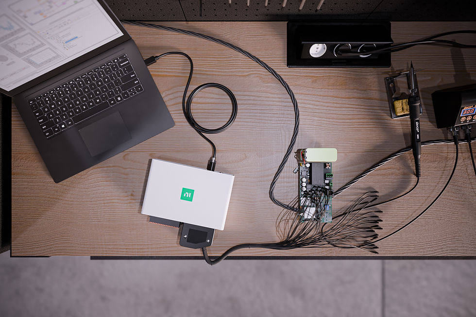 NI mioDAQ setup